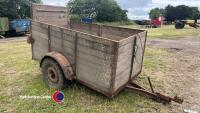 Wooden car trailer 8x4