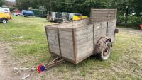 Wooden car trailer 8x4 - 2