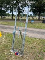 Galvanised sheep guillotine gate, gwo - 3