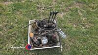 Hydraulic spool valve chest, motors and pipes - 3