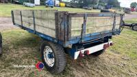 Wooden sided tipping trailer 10ft x 6ft - reboarded 6 months ago - 3