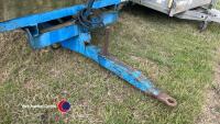 Wooden sided tipping trailer 10ft x 6ft - reboarded 6 months ago - 6