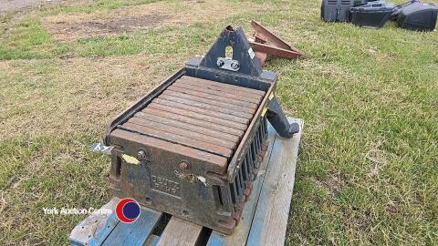 Original Deutz Fahr tractor weight set 14x 45kg plus A frame