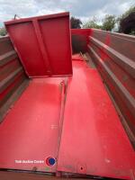 Tip-a-bull 12T grain/silage trailer, commercial axles, sprung drawbar, hydraulic door, 2018 - 10