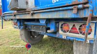 Stewart GX11-15S 11T tandem axle tipping trailer with removable sides, making 16ft 6 ins flatbed trailer. LED lights, super singles, 2011 - 5