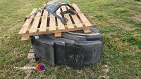 Pallet of JD mudguards etc - 2