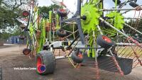 Claas Liner 4000 4 rotor rake, excellent condition ready for work, 15m working width, hydraulic folding and hydraulic width adjustment. 2018, control box in office - 5