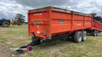 Griffiths 14T twin axle grain tipping trailer, only been used for grain - 2