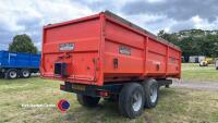 Griffiths 14T twin axle grain tipping trailer, only been used for grain - 4