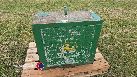JD tractor weight block