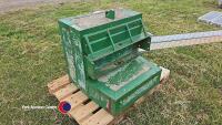 JD tractor weight block - 2