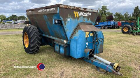 West dual muckspreader, w/o