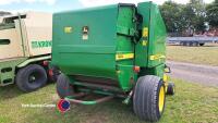 John Deere 578 Maxi Cut round baler, control box in office - 3