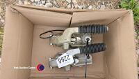 2 x Bradley doublelock 3500kg 50mm ball couplings - 2