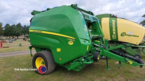 John Deere V461R round baler, 2018