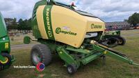 Krone Comprima V150 XC round chopper baler, 42000 bales, gwo, pto, control box and manual in office - 2