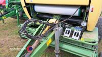 Krone Comprima V150 XC round chopper baler, 42000 bales, gwo, pto, control box and manual in office - 3