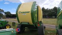Krone Comprima V150 XC round chopper baler, 42000 bales, gwo, pto, control box and manual in office - 5