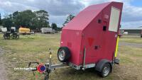Single axle box trailer ex chip pan fire demonstrator - 2