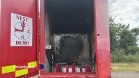 Single axle box trailer ex chip pan fire demonstrator - 4