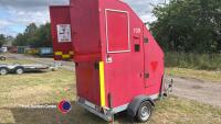 Single axle box trailer ex chip pan fire demonstrator - 6