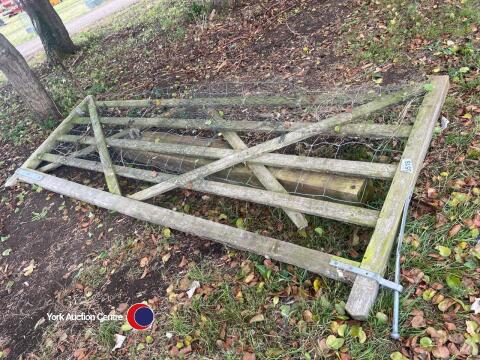 11ft wooden gate