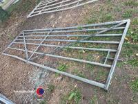 12ft galvanised gate - 2