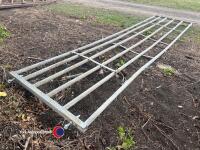 15ft galvanised stock gate (slight damage) - 3
