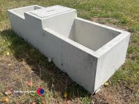 Concrete drinker