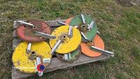 7 assorted fertiliser spinner discs - 2