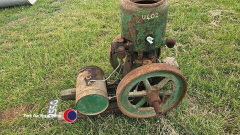 RA Lister engine, water cooled, old