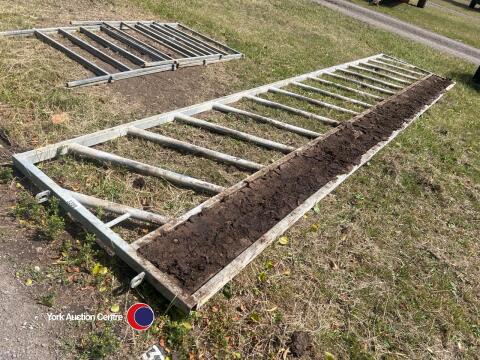 20ft heavy duty cattle feed barrier to suit 20ft bay