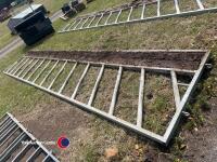 20ft heavy duty cattle feed barrier to suit 20ft bay - 2