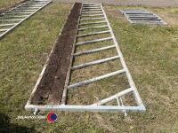 20ft heavy duty cattle feed barrier to suit 20ft bay - 4