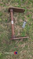 Weld on Manitou forklift bracket - 3