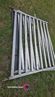 Pair of cattle trailer loading gates