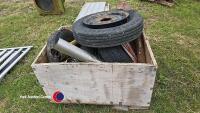 Box of farm spares