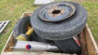 Box of farm spares - 2
