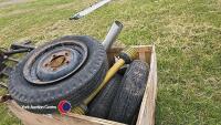 Box of farm spares - 4