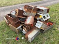 Quantity of water troughs, fittings and boxes - 4