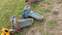 Pair of Ford axle trumpet housings - 2