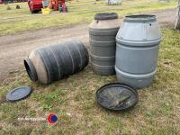 3 x feed barrels - 2
