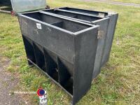 3 x 3ft pig feeders