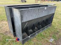 2 x 5ft pig feeders - 2