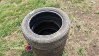 3 x car tyres 225x55xR18. 50% good. - 2