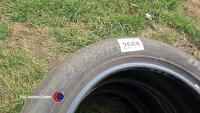 3 x car tyres 225x55xR18. 50% good. - 3