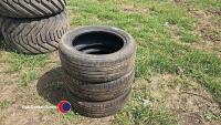 3 x car tyres 225x55xR18. 50% good. - 4