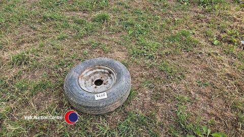 Trailer spare wheel, hold air tyre size 5.00-10