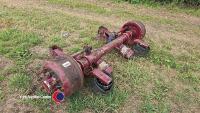 Commercial axle with springs - 3