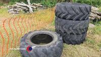 4 x 460/70 R24 tyres